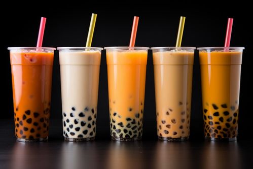 一杯美味的珍珠奶茶饮品摄影图片 广告素材 下载至来源处